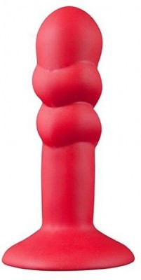 Красная анальная пробка SHOVE UP 5INCH SILICONE BUTT PLUG RED - 12,7 см.