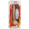 Телесный вибратор-ротатор на присоске Cesar Vibrator   Rotator - 17,5 см.