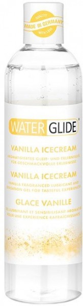 Лубрикант на водной основе с ароматом ванильного мороженого WATERGLIDE VANILLA ICECREAM - 300 мл.