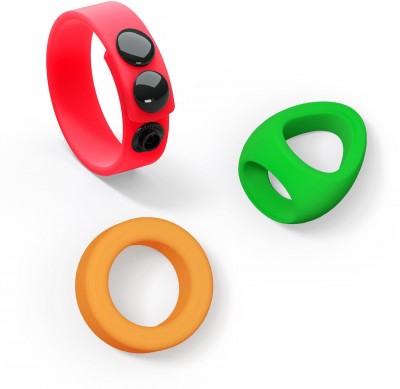 Набор из 3 разноцветных эрекционных колец Kit Neon Ring