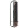 Серебристая гладкая пуля с вибрацией - 6,4 см.