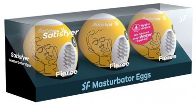 Набор из 3 мастурбаторов-яиц Satisfyer Fierce