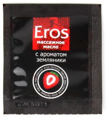 Саше массажного масла с ароматом земляники Eros fantasy - 4 гр.