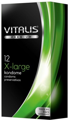 Презервативы увеличенного размера VITALIS PREMIUM x-large - 12 шт.