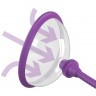 Фиолетовая клиторальная помпа Pleasure Pump