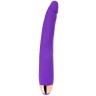 Фиолетовый изогнутый реалистичный вибратор - 18 см.