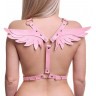Розовая портупея «Оки-Чпоки» с крыльями