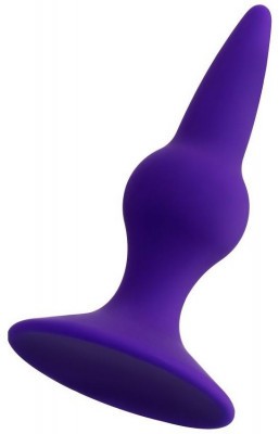 Фиолетовая анальная втулка Klapsy - 10,5 см.