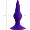 Фиолетовая анальная втулка Klapsy - 10,5 см.