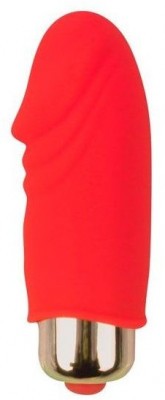 Красный вибромассажер Sweet Toys - 5,5 см.