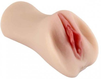 Телесный тугой мастурбатор-вагина