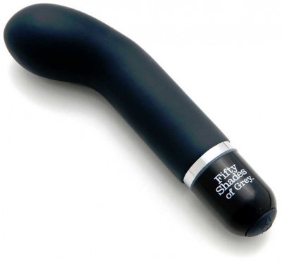 Черный силиконовый мини-вибратор Mini G-Spot Vibrator - 13,3 см.