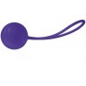 Фиолетовый вагинальный шарик Joyballs Trend Single с петелькой