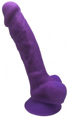 Фиолетовый фаллоимитатор Model 1 - 17,6 см.