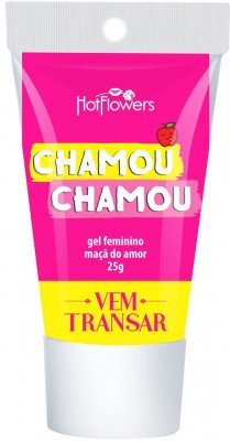 Клиторальный гель Chamou Chamou с ароматом яблока и согревающим эффектом - 25 гр.