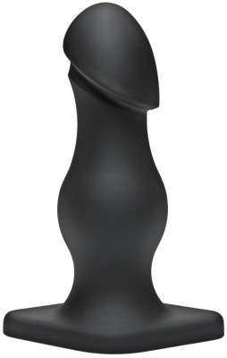 Чёрная анальная пробка TitanMen The Rumpy - 16,5 см.