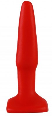 Красная анальная пробка - 10 см.