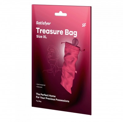 Розовый мешочек для хранения игрушек Treasure Bag XL