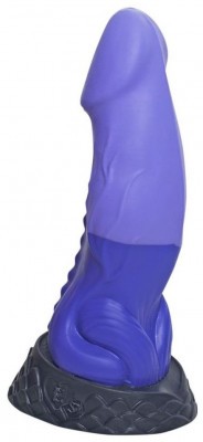 Фиолетовый фаллоимитатор  Ночная Фурия Large  - 26,5 см. 