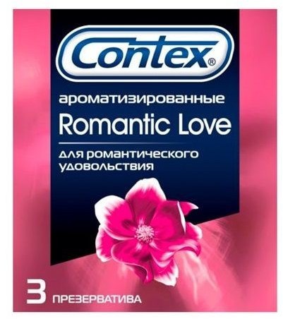 Презервативы с ароматом CONTEX Romantic - 3 шт.