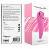 Розовый клиторальный вибромассажер FemmeGasm
