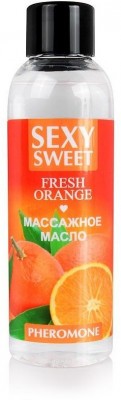 Массажное масло Sexy Sweet Fresh Orange с ароматом апельсина и феромонами - 75 мл.