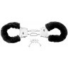 Меховые чёрные наручники Beginner s Furry Cuffs