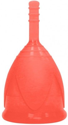 Красная менструальная чаша размера S
