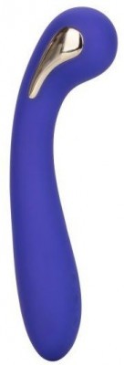 Фиолетовый вибромассажер с электростимуляцией Intimate Estim Petite G Wand - 19 см.