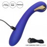 Фиолетовый вибромассажер с электростимуляцией Intimate Estim Petite G Wand - 19 см.