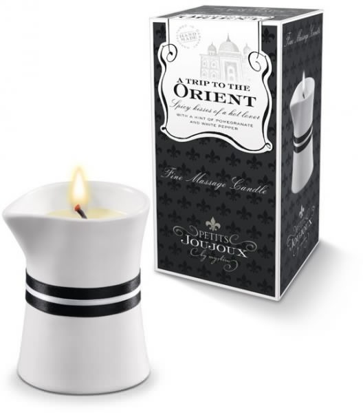 Массажное масло в виде малой свечи Petits Joujoux Orient с ароматом граната и белого перца
