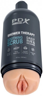 Телесный мастурбатор-вагина Shower Therapy Soothing Scrub