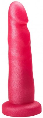 Розовый гелевый анальный фаллоимитатор - 14,5 см.