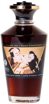 Массажное интимное масло с ароматом сливочного латте - 100 мл.