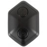Черный вибростимулятор простаты Butt Plug с функцией расширения - 10,7 см.