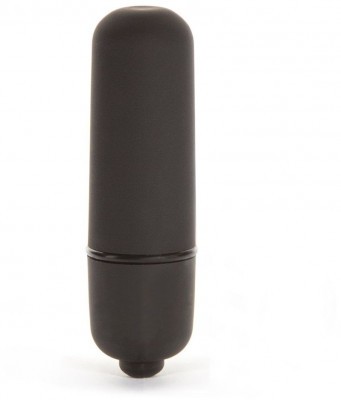 Черная вибропуля X-Basic Bullet Mini One Speed - 5,9 см.
