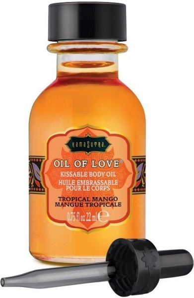 Масло для ласк с ароматом манго Oil of Love Tropical Mango - 22 мл.