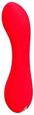 Красный мини-вибратор Skadi - 11,7 см.