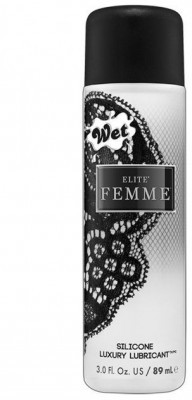 Нежный силиконовый лубрикант для женщин Wet Elite Femme - 89 мл.