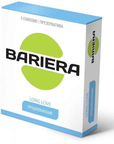 Продлевающие презервативы Bariera Long Love - 3 шт.