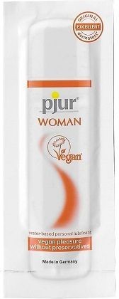 Лубрикант pjur WOMAN Vegan на водной основе - 2 мл.