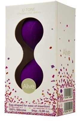 Фиолетовые вагинальные шарики U-tone 