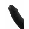 Черная насадка на пенис для двойного проникновения Black Red - 16,5 см.
