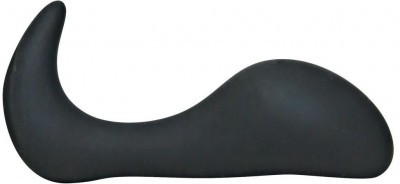 Анальный стимулятор с изогнутым стволом Black Velvet  - 10,5 см.