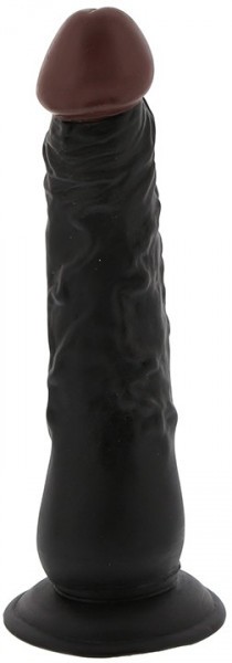 Реалистичный чернокожий фаллоимитатор - 20,2 см.