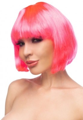 Ярко-розовый парик  Ахира 