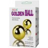 Золотистые шарики с вибрацией Goden Balls