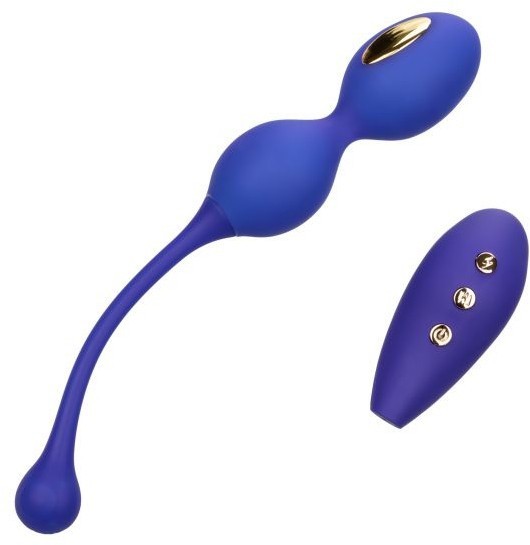 Фиолетовые виброшарики с электростимуляцией Impulse Intimate E-Stimulator Dual Kegel