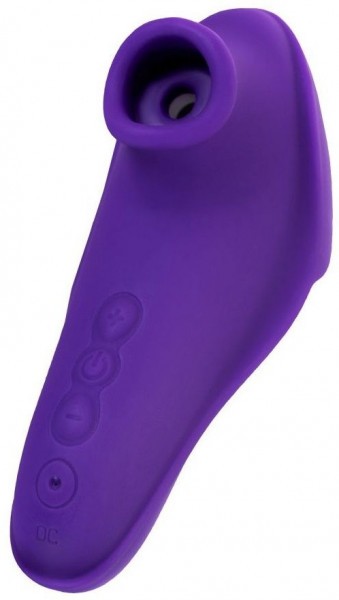 Фиолетовый клиторальный стимулятор Swizzy