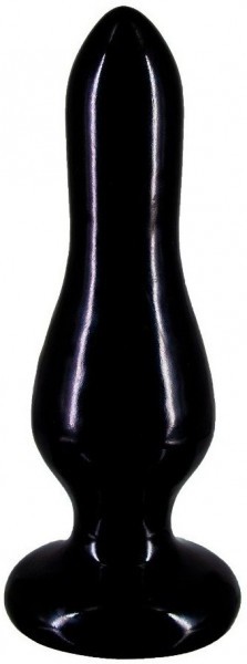 Черная анальная пробка MAGNUM 14 - 15,5 см.